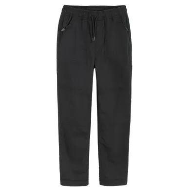 Cool Club, Pantaloni caldurosi din material textil pentru baieti, negru