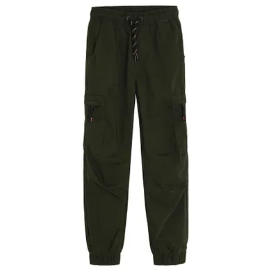 Cool Club, Pantaloni caldurosi din material textil pentru baieti, verde