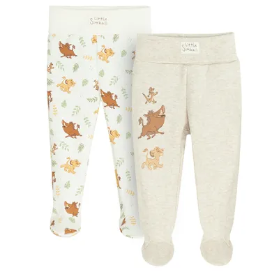 Cool Club, Pantaloni cu botosei pentru baieti, mix, imprimeu Lion King, set, 2 buc.