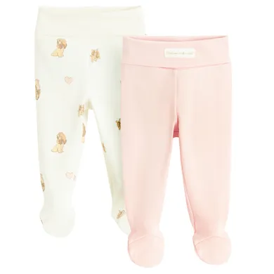 Cool Club, Pantaloni cu botosei pentru fete, mix, imprimeu Doamna si Vagabondul