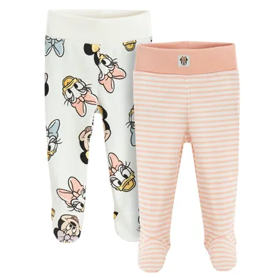 Cool Club, Pantaloni cu botosei pentru fete, mix, imprimeu Minnie Mouse, set, 2 buc.