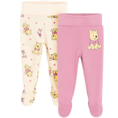 Cool Club, Pantaloni cu botosei pentru fete, mix, imprimeu Winnie the Pooh, set, 2 buc.