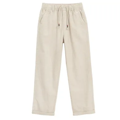 Cool Club, Pantaloni din material textil pentru baieti, bej