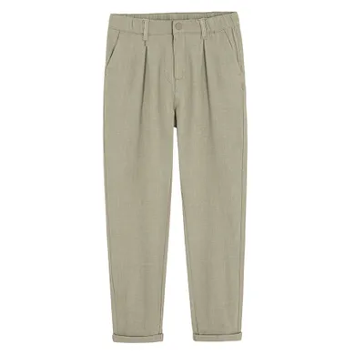 Cool Club, Pantaloni din material textil pentru baieti, bej