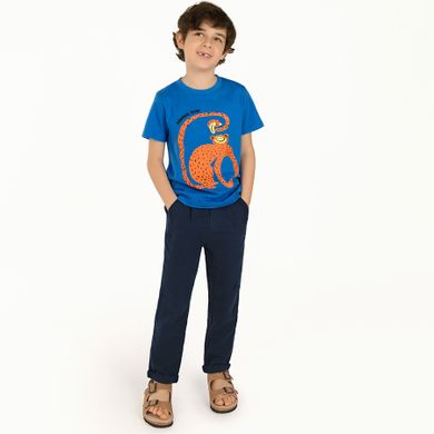 Cool Club, Pantaloni din material textil pentru baieti, bleumarin