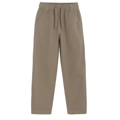 Cool Club, Pantaloni din material textil pentru baieti, cu in, relaxed, maro