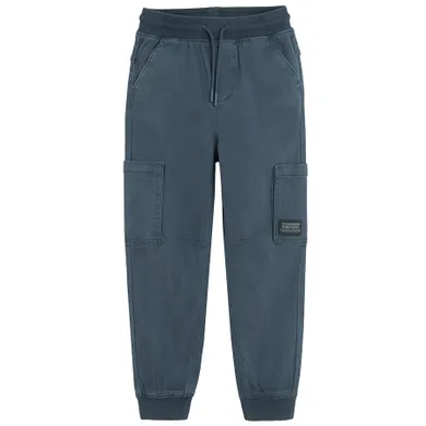 Cool Club, Pantaloni din material textil pentru baieti, jogger, albastru
