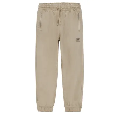 Cool Club, Pantaloni din material textil pentru baieti, jogger, bej