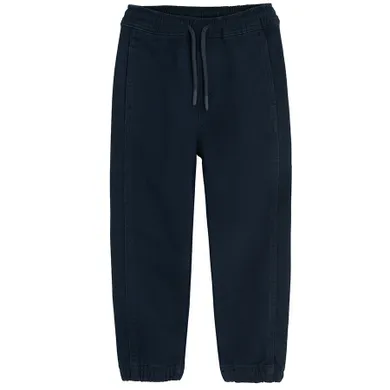 Cool Club, Pantaloni din material textil pentru baieti, jogger, bleumarin