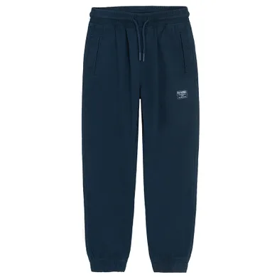 Cool Club, Pantaloni din material textil pentru baieti, jogger, bleumarin