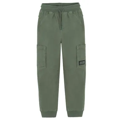 Cool Club, Pantaloni din material textil pentru baieti, jogger, kaki