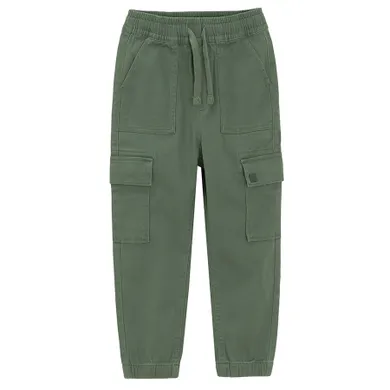 Cool Club, Pantaloni din material textil pentru baieti, jogger, verde