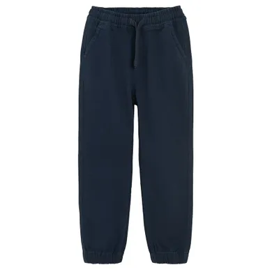 Cool Club, Pantaloni din material textil pentru baieti, loose fit, bleumarin