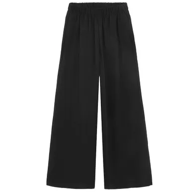 Cool Club, Pantaloni din material textil pentru fete, wide, negru
