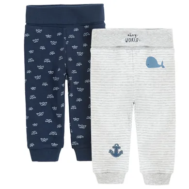 Cool Club, Pantaloni fara botosei pentru baieti, mix, set, 2 buc.
