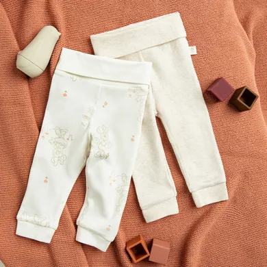 Cool Club, Pantaloni fara botosei pentru fete, mix, imprimeu Minnie Mouse, set, 2 buc.