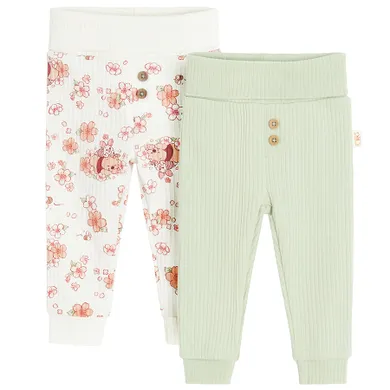 Cool Club, Pantaloni fara botosei pentru fete, mix, imprimeu Winnie the Pooh, set, 2 buc.