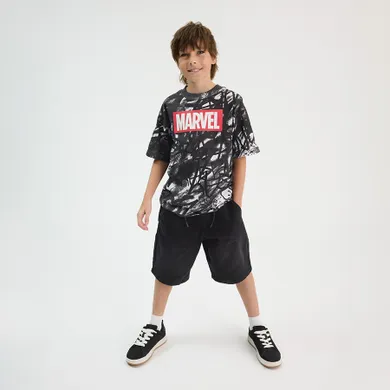 Cool Club, Pantaloni scurti de blugi pentru baieti, baggy, negru