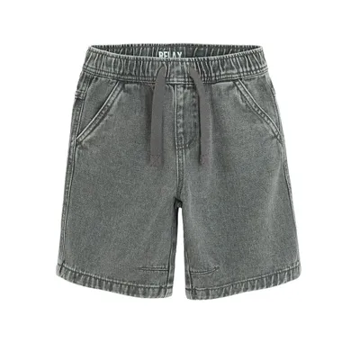 Cool Club, Pantaloni scurti de blugi pentru baieti, relaxed, gri