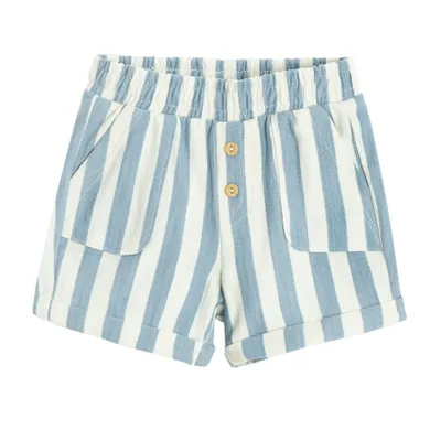 Cool Club, Pantaloni scurti pentru baieti, alb-albastru