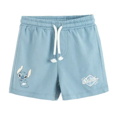 Cool Club, Pantaloni scurti pentru baieti, albastru, imprimeu Lilo si Stitch