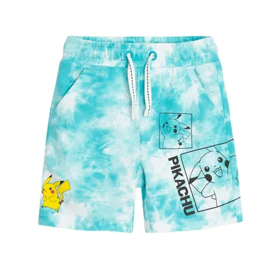 Cool Club, Pantaloni scurti pentru baieti, albastru, imprimeu Pokemon