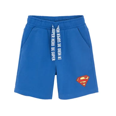 Cool Club, Pantaloni scurti pentru baieti, bleumarin, imprimeu Superman