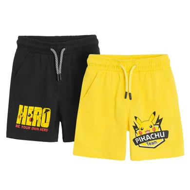 Cool Club, Pantaloni scurti pentru baieti, mix, imprimeu Pokemon, set, 2 buc.