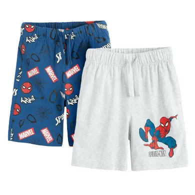 Cool Club, Pantaloni scurti pentru baieti, mix, set, 2 buc., imprimeu Spider-Man