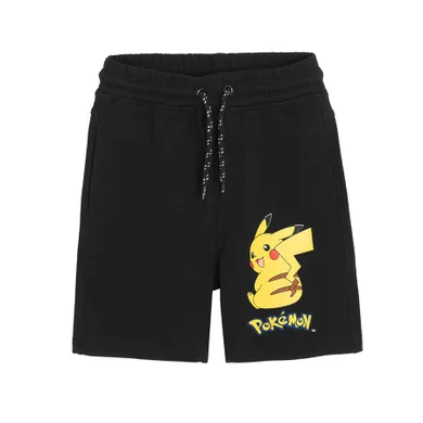 Cool Club, Pantaloni scurti pentru baieti, negru, imprimeu Pokemon