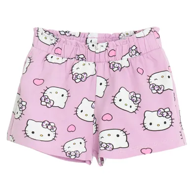 Cool Club, Pantaloni scurti pentru fete, violet, imprimeu Hello Kitty