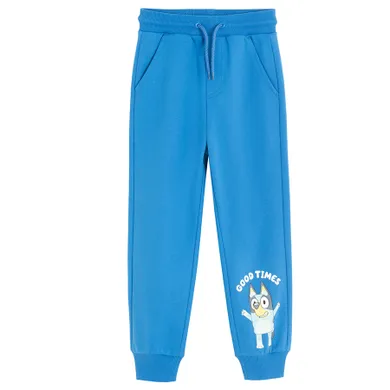 Cool Club, Pantaloni trening pentru baieti, albastru, imprimeu Bluey