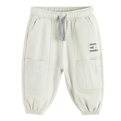 Cool Club, Pantaloni trening pentru baieti, bej