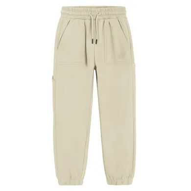 Cool Club, Pantaloni trening pentru baieti, carpenter, caldurosi, bej