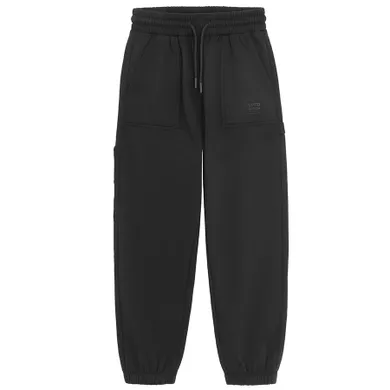 Cool Club, Pantaloni trening pentru baieti, carpenter, caldurosi, negru