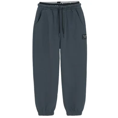 Cool Club, Pantaloni trening pentru baieti, loose, granit