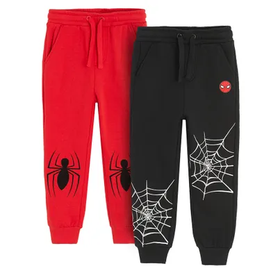 Cool Club, Pantaloni trening pentru baieti, mix, set, 2 buc., imprimeu Spider-Man