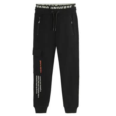 Cool Club, Pantaloni trening pentru baieti, negru