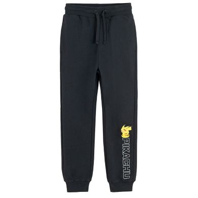 Cool Club, Pantaloni trening pentru baieti, negru, imprimeu Pokemon