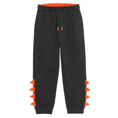 Cool Club, Pantaloni trening pentru baieti, oversize, negru