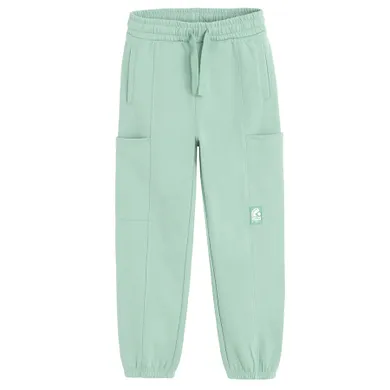 Cool Club, Pantaloni trening pentru baieti, relax, verde