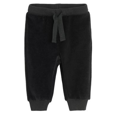 Cool Club, Pantaloni trening pentru baieti, velur, negru