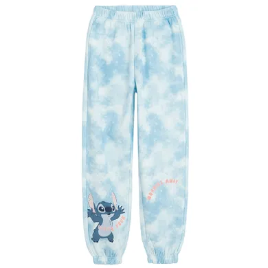 Cool Club, Pantaloni trening pentru fete, albastru, imprimeu Lilo si Stitch