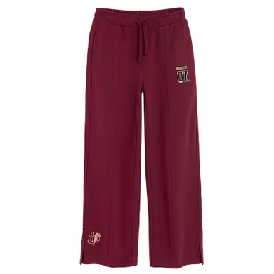 Cool Club, Pantaloni trening pentru fete, culotte, claret, imprimeu Harry Potter