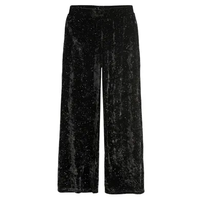 Cool Club, Pantaloni trening pentru fete, culotte, velur, negru