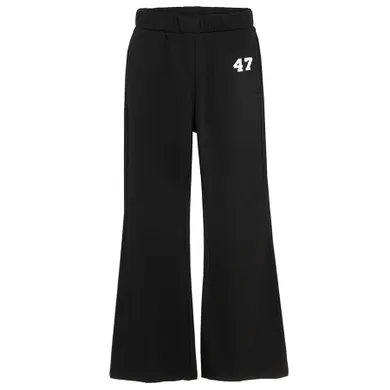 Cool Club, Pantaloni trening pentru fete, flare, caldurosi, negru