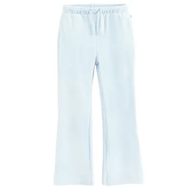 Cool Club, Pantaloni trening pentru fete, flare, velur, albastru