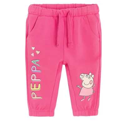 Cool Club, Pantaloni trening pentru fete, roz, imprimeu Peppa Pig