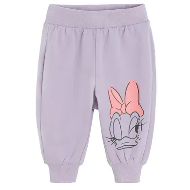 Cool Club, Pantaloni trening pentru fete, violet, imprimeu Minnie Mouse