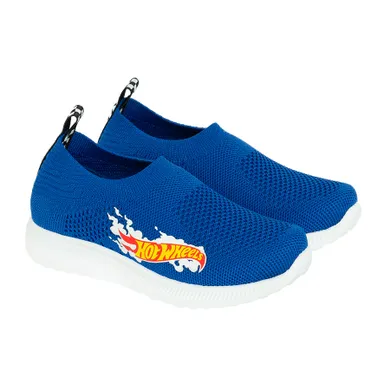 Cool Club, Pantofi sport pentru baieti, albastru, imprimeu Hot Wheels